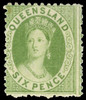 Australia / Queensland Scott 48a Gibbons 107 Mint Stamp