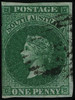 Australia / South Australia Scott 1 Gibbons 1 Used Stamp (1)