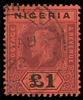 Nigeria Scott 12 var Gibbons 12a Used Stamp (1)