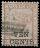 Ceylon Scott 104 Gibbons 164 Used Stamp (1)