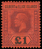 Gilbert and Ellice Islands Scott 26 Gibbons 24 Mint Stamp