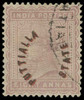 India / Patiala Scott 4a Gibbons 5b Used Stamp