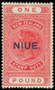 Niue Scott 30-34 Gibbons 33-37c Mint Set of Stamps