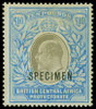 British Central Africa Scott 69s Gibbons 67s Specimen Stamp