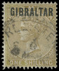 Gibraltar Scott 1-7 Gibbons 1-7 Used Set of Stamps