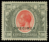 Kenya, Uganda and Tanganyika Scott 41Fs Gibbons 105s Specimen Stamp