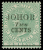 Malaya / Johore Scott 14-17 Gibbons 17-20 Mint Set of Stamps