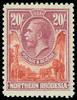 Northern Rhodesia Scott 17 Gibbons 17 Never Hinged Stamp