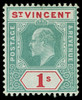 St. Vincent Scott 86av Gibbons 90bv Mint Stamp