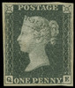 Great Britain Scott 1PV7 Gibbons 2PV7 Mint Stamp