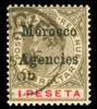 Great Britain Offices in Morocco Scott 25 Gibbons 22 Used Stamp