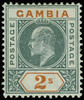 Gambia Scott 37v Gibbons 54a Mint Stamp