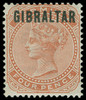 Gibraltar Scott 5 Gibbons 5 Never Hinged Stamp
