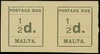 Malta Scott J1 Gibbons D1 Never Hinged Stamp