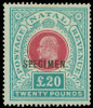Natal Scott 100s Gibbons 145bs Specimen Stamp (2)