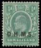 Somaliland Protectorate Scott O11a Gibbons O10a Never Hinged Stamp