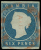 Gambia Scott 4 Gibbons 8 Used Stamp (1)