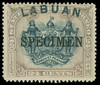 Labuan Scott 72s-86s Gibbons 89s-101s Specimen Set of Stamps