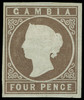 Gambia Scott 1 Gibbons 2 Mint Stamp