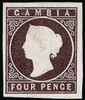 Gambia Scott 1a Gibbons 1 Superb Mint Stamp