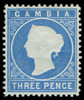 Gambia Scott 8V1 Gibbons 14A Superb Mint Stamp