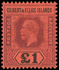 Gilbert and Ellice Islands Scott 26 Gibbons 24 Superb Never Hinged Stamp