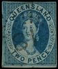 Australia / Queensland Scott 2 Gibbons 2 Used Stamp