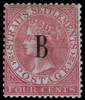 Bangkok (British PO in Siam) Scott 2 Gibbons 3 Mint Stamp