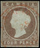 Gambia Scott 3v Gibbons 5x Used Stamp