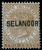 Malaya / Selangor Scott 6g Gibbons 16 Mint Stamp