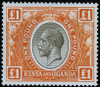 Kenya, Uganda and Tanganyika Scott 37 Gibbons 95 Never Hinged Stamp