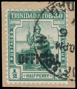 Trinidad and Tobago Scott O5V1 Gibbons O15a Used Stamp - Sold