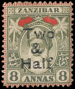 Zanzibar Scott 97b-98c Gibbons 208a-209b Mint Set of Stamps