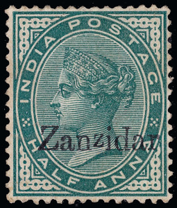 Zanzibar Scott 3a Gibbons 3j Mint Stamp