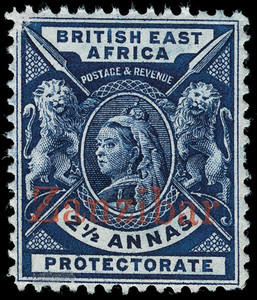 Zanzibar Scott 34 Gibbons 43 Mint Stamp