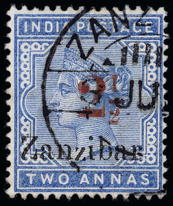 Zanzibar Scott 31D Gibbons 27D Used Stamp