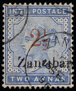 Zanzibar Scott 30G Gibbons 26G Used Stamp