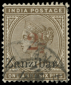 Zanzibar Scott 27D Gibbons 30D Used Stamp
