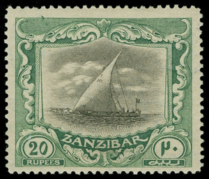 Zanzibar Scott 156-177 Gibbons 276-297 Mint Set of Stamps