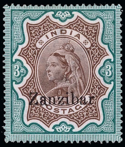 Zanzibar Scott 15 Gibbons 20 Mint Stamp