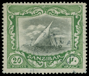 Zanzibar Scott 135 Gibbons 260b Used Stamp (1)