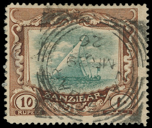 Zanzibar Scott 134 Gibbons 260 Used Stamp (2)