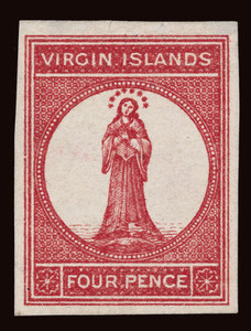 Virgin Islands Scott 16a Gibbons 37 Superb Proof Stamp