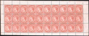 Turks Islands Scott 45v Gibbons 62b Block of Stamps