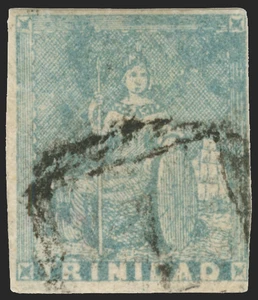 Trinidad Scott 9b Gibbons 15 Used Stamp