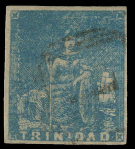 Trinidad Scott 9 Gibbons 13 Used Stamp Trinidad Scott 9 Gibbons 13 Used Stamp