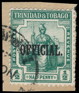 Trinidad and Tobago Scott O5V1 Gibbons O15a Used Stamp