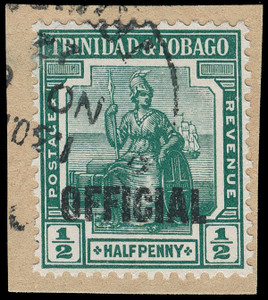 Trinidad and Tobago Scott O5 Gibbons O15 Used Stamp (1)