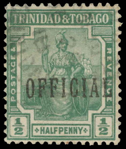 Trinidad and Tobago Scott O2 Gibbons O12 Used Stamp