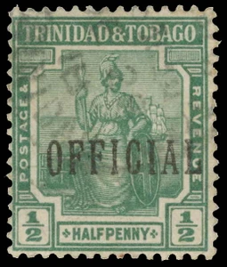 Trinidad and Tobago Scott O2 Gibbons O12 Used Stamp